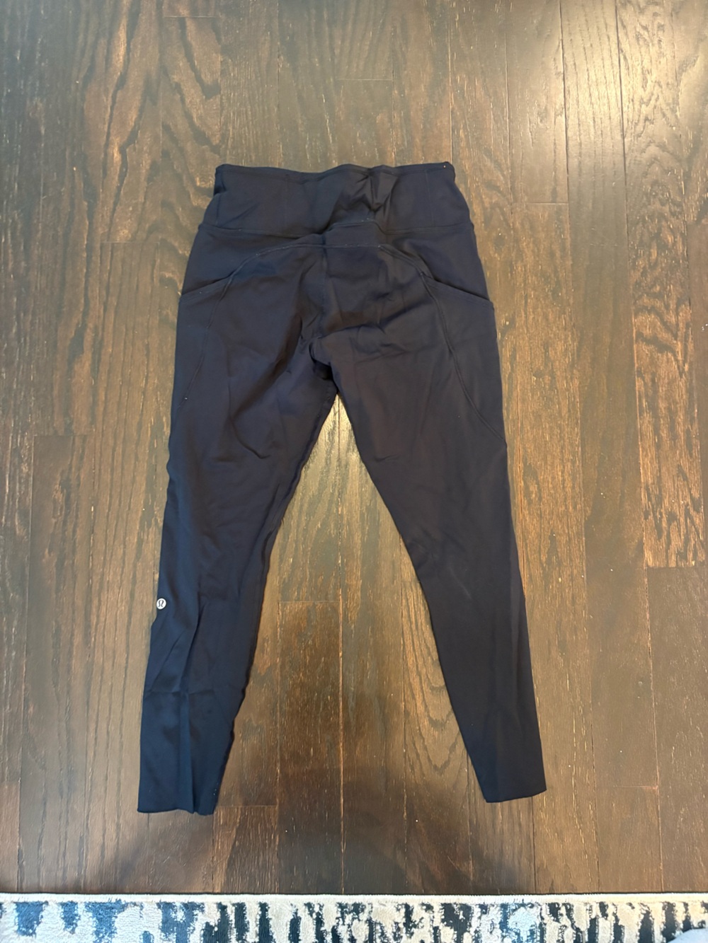 Lululemon black fast and free 25 inch leggings